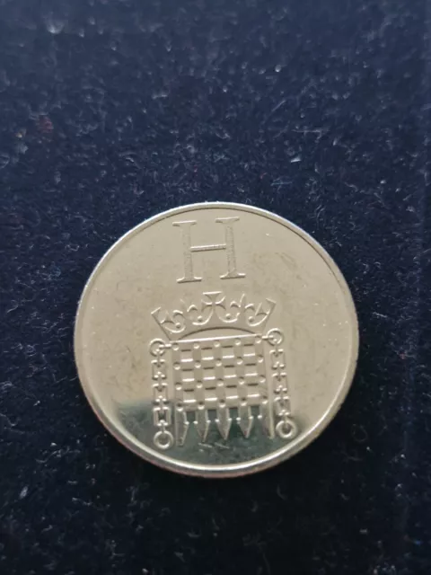 RARE 2019 ALPHABET 10p TEN PENCE COIN LETTER H