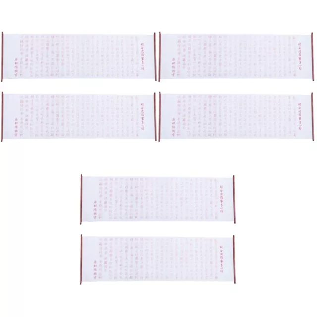 6 Pcs Brush Fabric Mat Chinese Cloth Calligraphy Water Writing