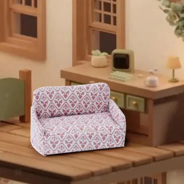 Canapé De Maison De Poupée 1:12, Mini Accessoires De Maison De Pour