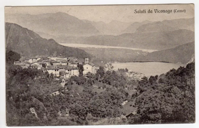 cartolina postcard - COMO SALUTI DA VICONAGO