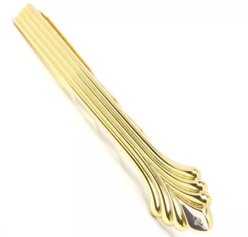 ♦♦ Krawattenklammer in 14 kt 14k 585 er Gelb Gold Krawattenspange Krawattennadel