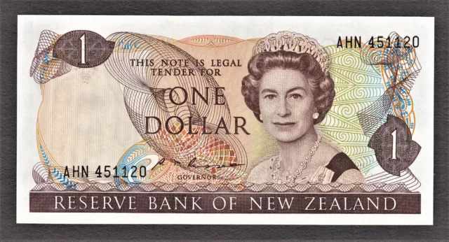 New Zealand $1 ND (1985-89) S.T Russell Pick-169b GEM UNC