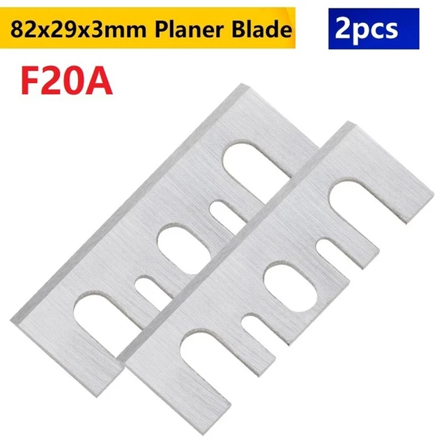 Cuchillo cepillador eléctrico madera blanda 82x29x3 mm traje F20A F20A hoja afilada