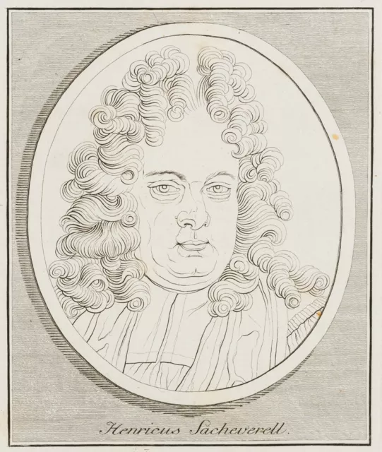 Porträt des Henricus Sacheverell, um 1775, Rad. Klassizismus Unbekannt (18.Jhd)