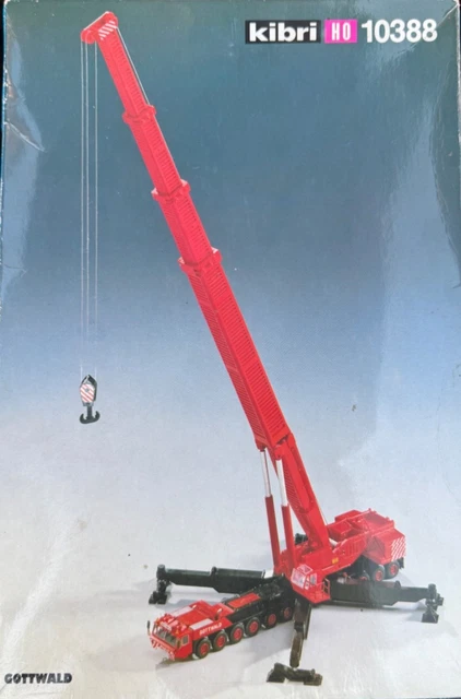 KIBRI 26000 HO - Grue sur rail télescopique GOTTWALD ep V - KIBRI