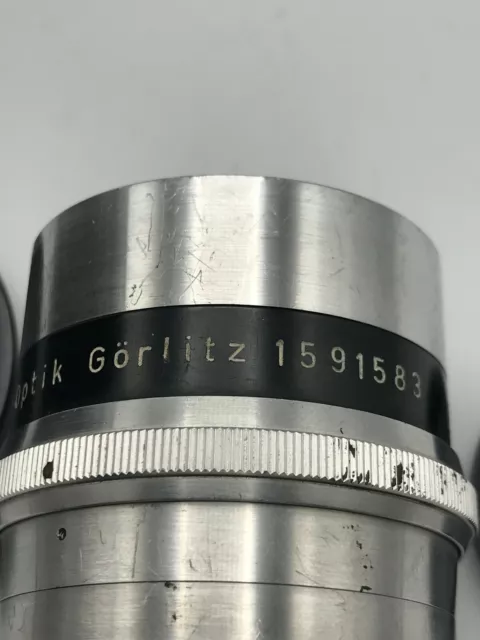 Objektiv Meyer Optik Görlitz 1591583 Trioplan 1:28/100 V mit Tasche 10