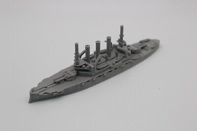 1/700 US Navy Pre-Dreadnought Battleship Maine Class 3D Printed Grey