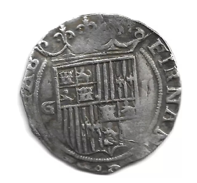 Espagne, Ferdinand Ii Et Isabelle - 4 Reales Argent