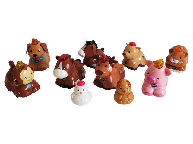 Lot de 8 Voitures et animaux tut tut - Jeux & Jouets