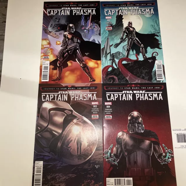 Star Wars Comic Book Lot Captain Phasma (complete set 1-4)