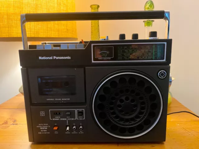 Retro Boombox National Panasonic RX-1650 Radio Cassette Player