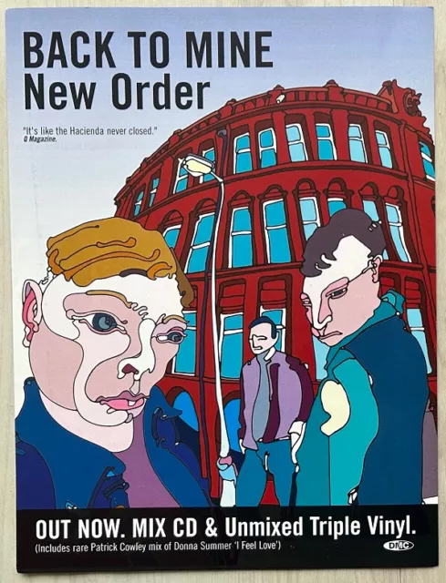 NEW ORDER ~ BACK TO MINE 2002 Full page UK magazine ad