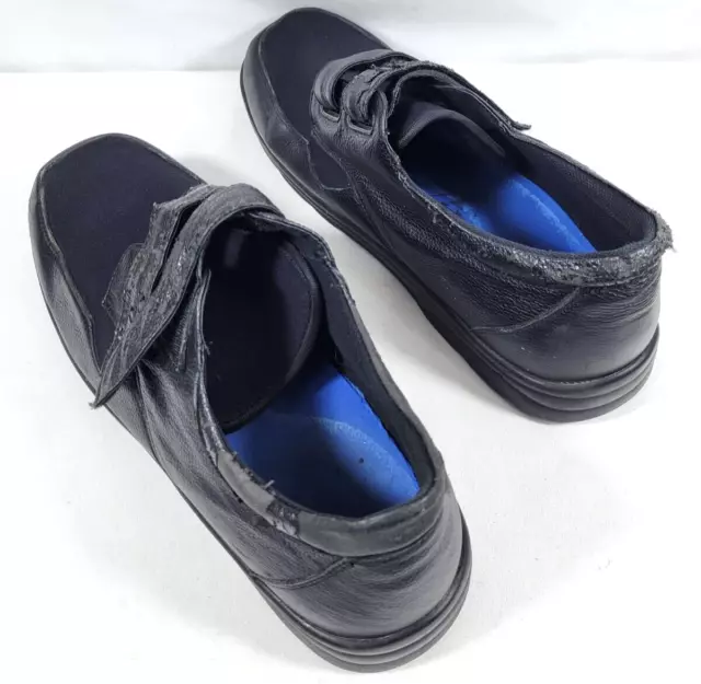 APEX AMBULATOR DOUBLE Strap Diabetic Walking Shoes Black Mens Size 14 ...