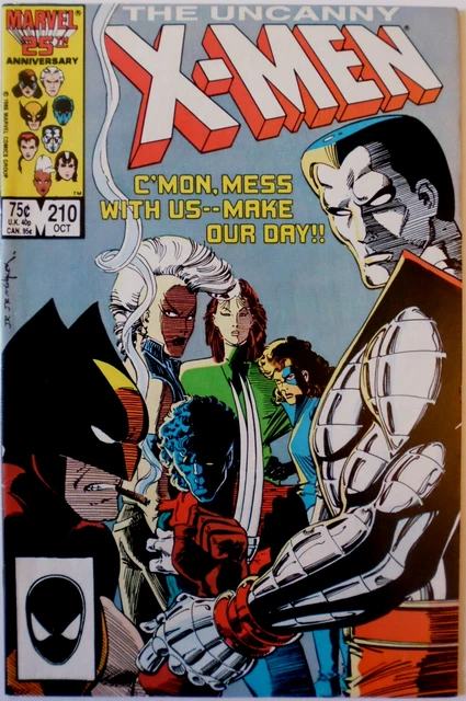 Uncanny X-Men  # 210. Vol.1 Series. Mutant Massacre. Oct.1986. Classic Claremont