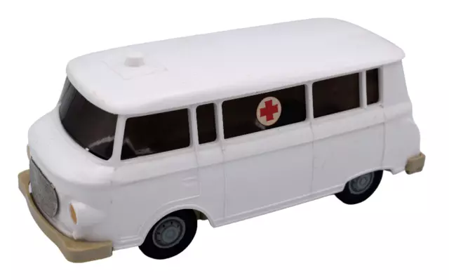 DDR Spielzeug VEB Anker Barkas B1000 IFA Krankenwagen 1:25 Unvollständig