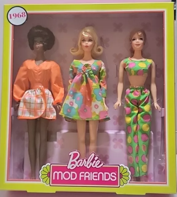 BARBIE REPRODUCTION MOD FRIENDS STACEY & CHRISTIE GIFT SET *NEW* L.E. 6,700  MADE