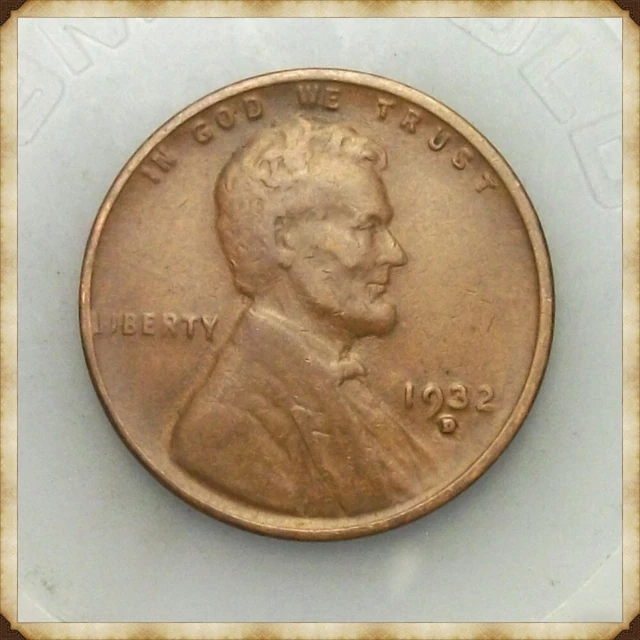 1932 D Lincoln Wheat Cent VF-EF  **Actual Coin Pictured**