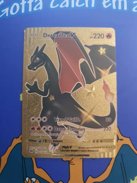 Carte Pokémon Dracaufeu V 079/073 de la série La Voie du Maître en vente au
