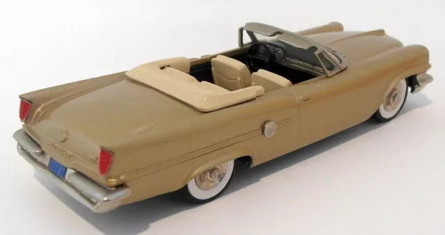 Brooklin 1/43 Scale BRK41 002  - 1959 Chrysler 300E Convertible Metallic Gold 3