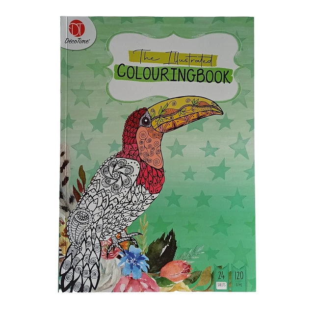 Mandala Malbuch - Für Erwachsene - 24 Mandala Motive - Din A4 - Ausmalspass
