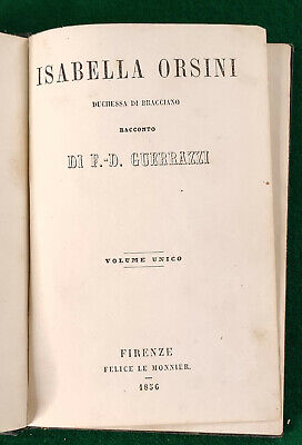 BB829-ISABELLA ORSINI-DRAMMA DI AUGUSTO BERTONI-FAENZA 