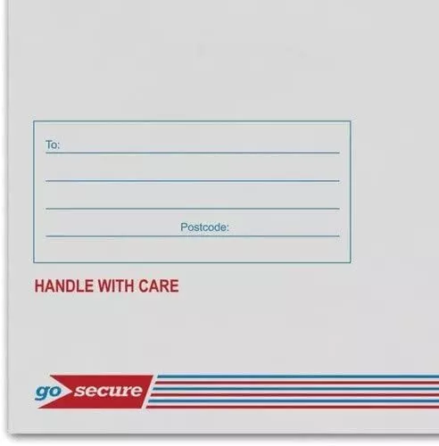 GoSecure Bubble Lined Envelope Size 8, 270 x 360 mm, White (Pack of 50) pack of 2