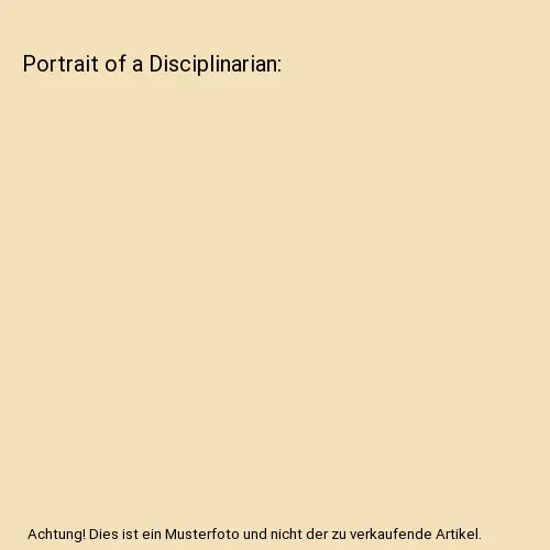 Portrait of a Disciplinarian, Aishling Morgan