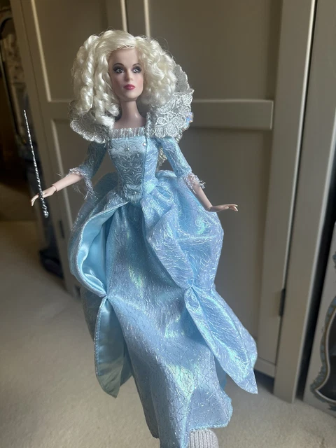DISNEY CINDERELLA LIVE Action Film Collection Fairy Godmother Doll 2015