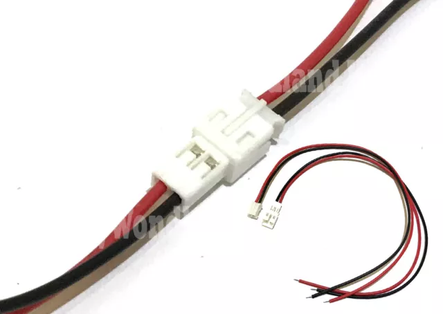 3.7v PH 2Pin LiPO Balance Battery male female housing connector wire 20cm 10 set