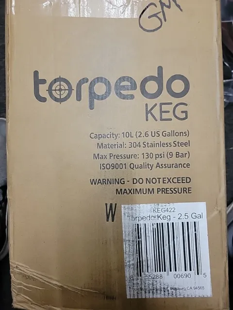 Torpedo Keg 2.5 Gal KEG422
