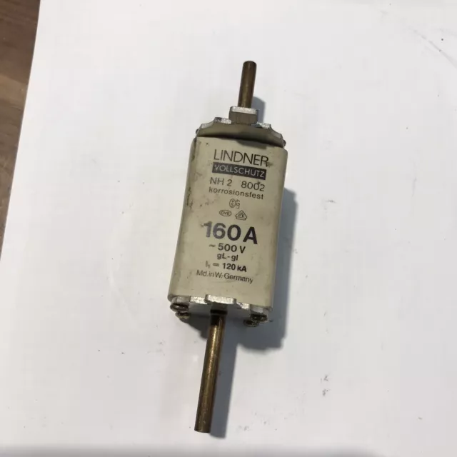 Lindner NH1 Vollschutz Sicherungsschutz 160A 500V gL-gI (Z-75)