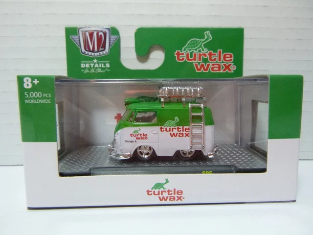 M2 Machines 1960 VOLKSWAGEN VW DELIVERY VAN - TURTLE WAX - LE 5,000 - MIB/NEW