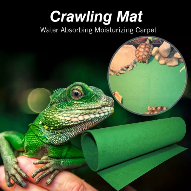 Terrarium Substrate Liner Reptile Carpet with Strong Water Absorption for Lizard