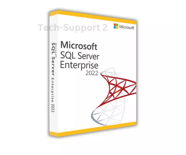 Microsoft SQL Server 2022Enterprise Unlimited Cores, Unlimited CALs