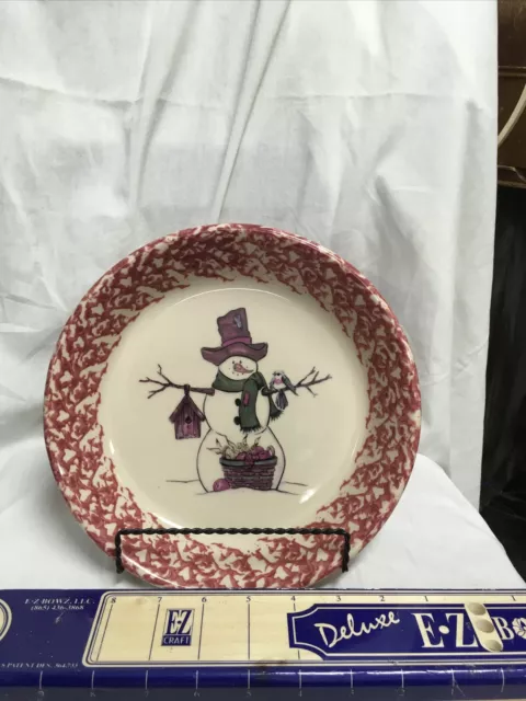 Roseville Pottery 10” Christmas Dish