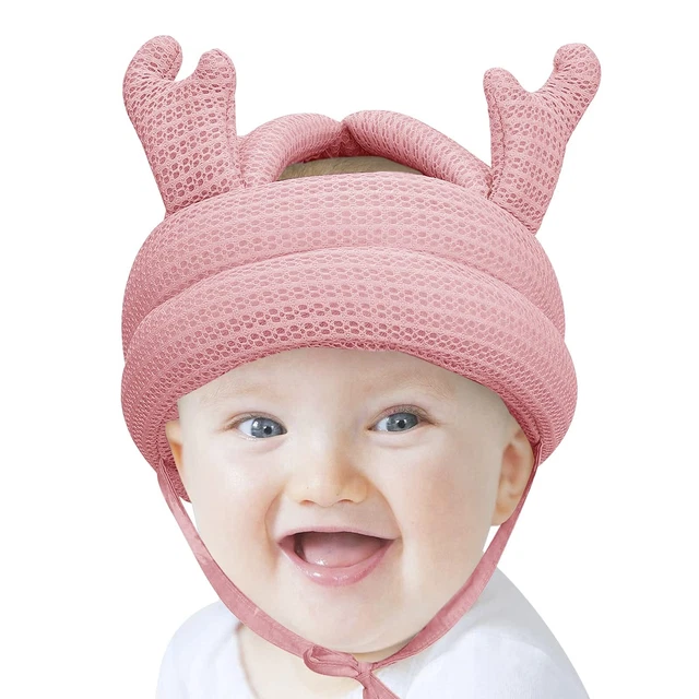 Baby Infant Toddler Hat, Adjustable Head Protector Cushion Bumper Bonnet for ...