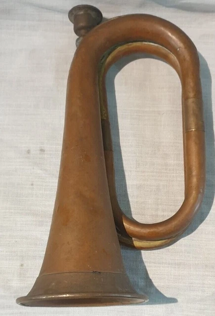 Vintage Military Cavalry, Brass Bugle