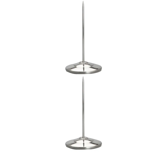 2 Pc Note Spike Stick Note Holder Stand Menu Single Nail Holder Desktop
