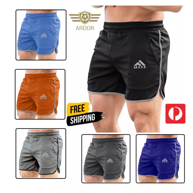 ARDOR Mens Gym Shorts With Pockets Athletic Running Jogging Shorts Quick Dry