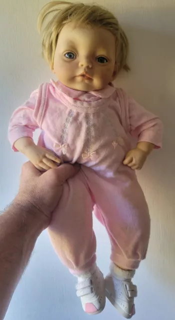Vintage Baby Doll Child Design by Dianna Effner 19" Blue Eyes REALISTIC