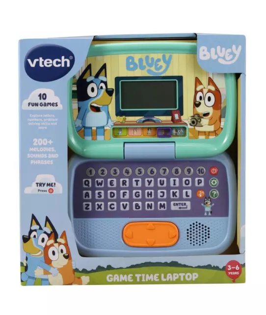 Bluey Game Time Laptop - VTech Toys