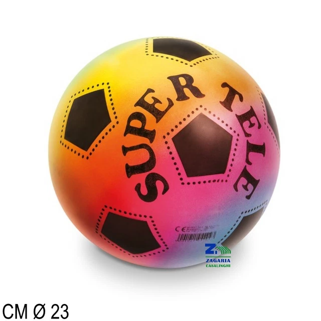 PALLONE PALLA DA Calcio Hot Play Gomma Bio Diam. Cm 23 Art.10479 Bianco Nero EUR 6,00 - IT - Foto 3