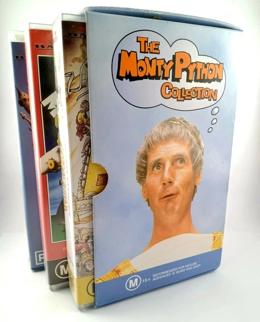 THE MONTY PYTHON Collection Box Set 3 x VHS Tape Rated M / PG $16.95 ...
