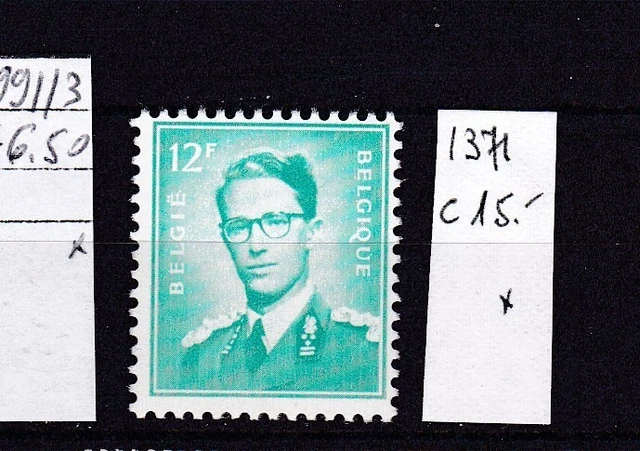 Belgique N° 1371-N*Tb-Voir Scan-B425