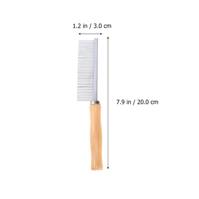2pcs Pet Kamm Kamm für Hunde Pet Kämme Bürsten Pflege Kamm 3