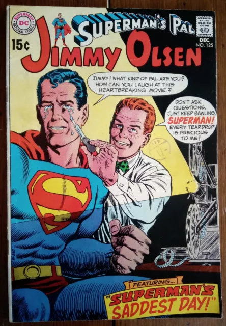 Superman's Pal Jimmy Olsen 125, December 1969, Dc Comics, Silver Age, Fn-