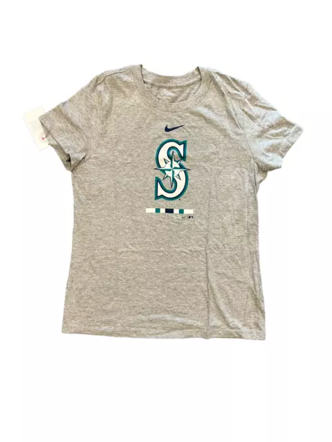 Seattle Mariners MLB T-Shirt (Größe M) Damen Nike Primary Logo T-Shirt - Neu