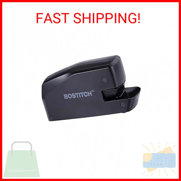BOSTITCH OFFICE PORTABLE Electric Stapler, 20 Sheets, AC or Battery