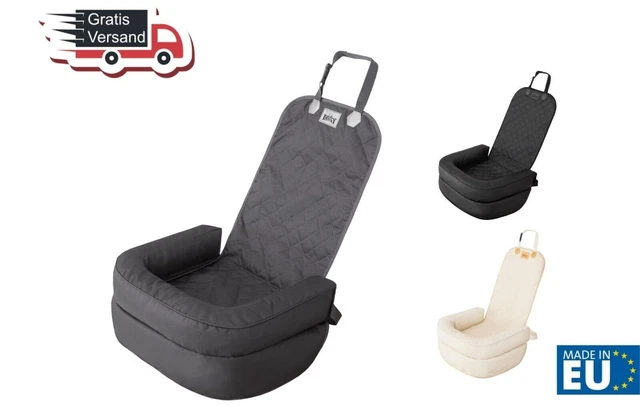 Asiento de coche para perros pequeños, cesta para perros, asiento trasero...
