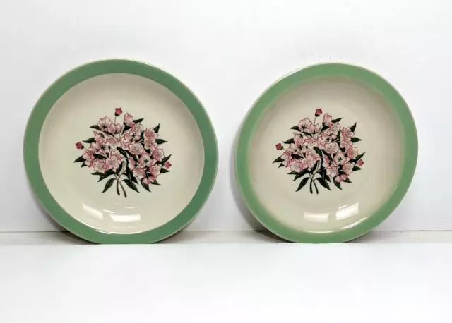 Shenango Pennsylvania Railroad* Salad Plates (2) Mountain Laurel